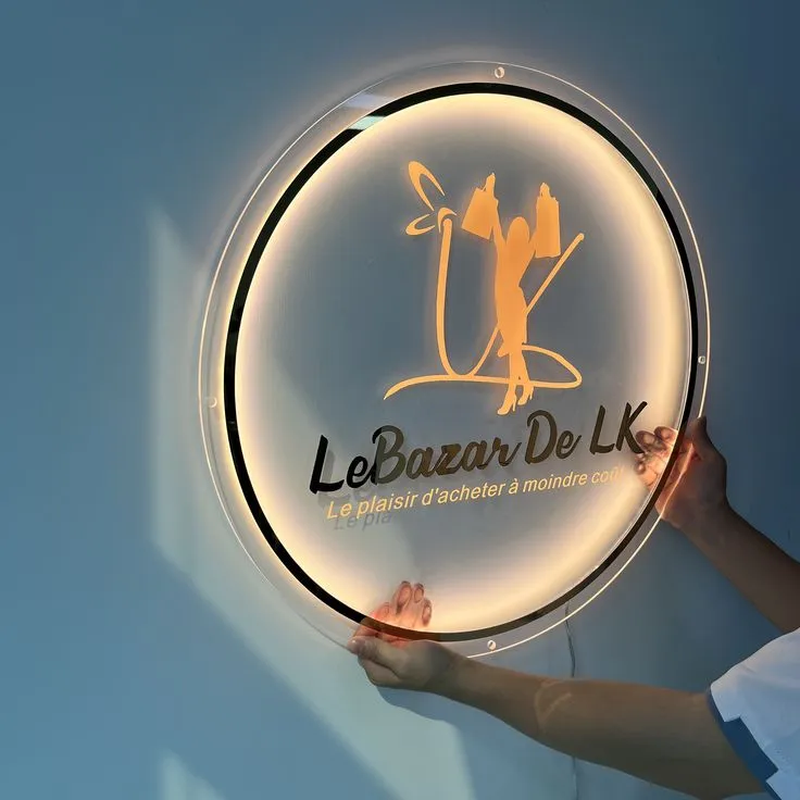 Business Neon Lights Mirror Logo Sign Acrylic Custom Logo Decoration Office Door Sign Wall Sign 3D Custom Plaques Hair studio sign_.webp